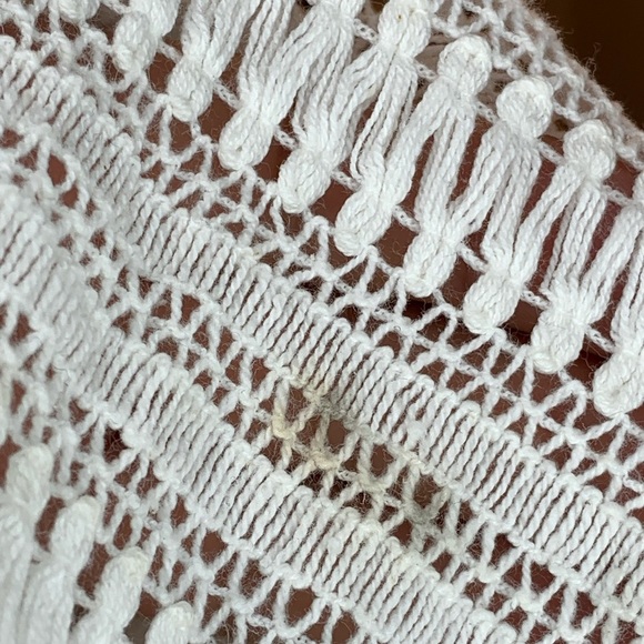 NAOO Nation AK Outfitters Boho Gauze /White Off Shoulder Maxi Dress Women… - Picture 8 of 8